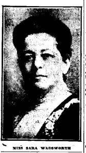 Sara Wadsworth 1916